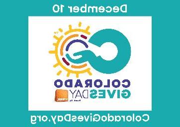 Colorado Gives Day logo for 2024. Date: December 10. Web address: ColoradoGivesDay.org